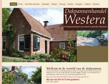 Tablet Screenshot of dakpannenhandelwestera.nl